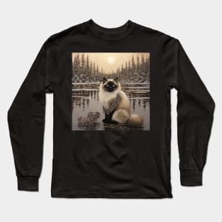 Jewelled Birman Long Sleeve T-Shirt